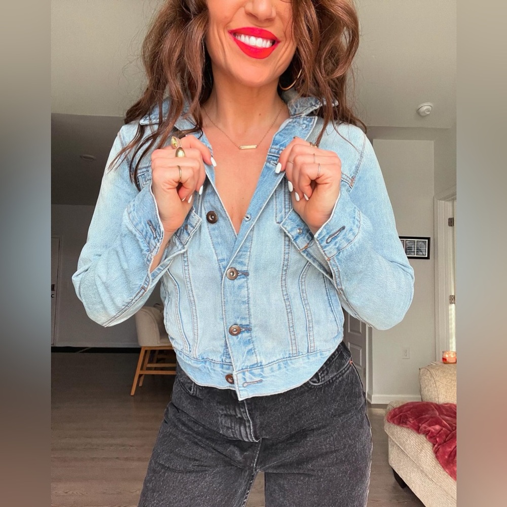 Light Blue Jean Jacket - Picture 2 of 3